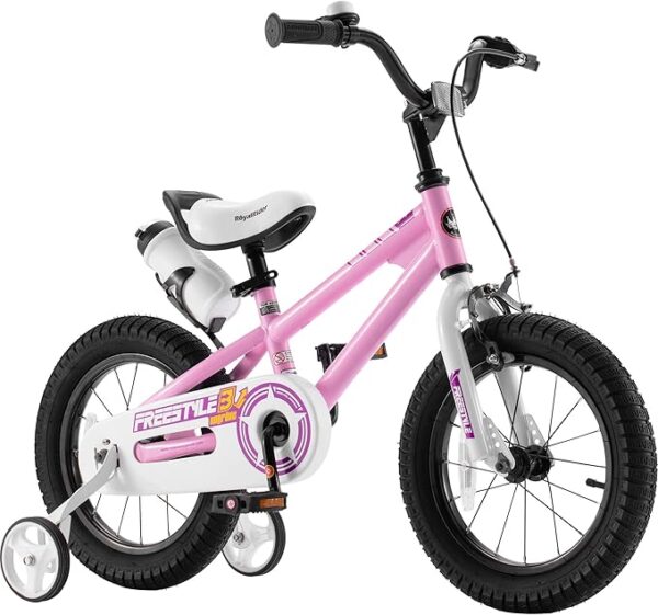 RoyalBaby Freestyle Kids Bike 12 14 16 18 20 Inch Bicycle, Training Wheels or Kickstand